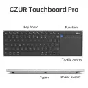 CZUR K5S Pro Bluetooth Keyboard with Touchpad