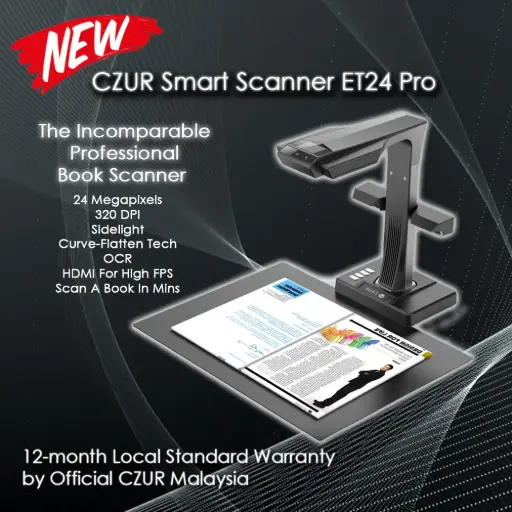[ET Series] CZUR ET24 Pro (MOQ required)